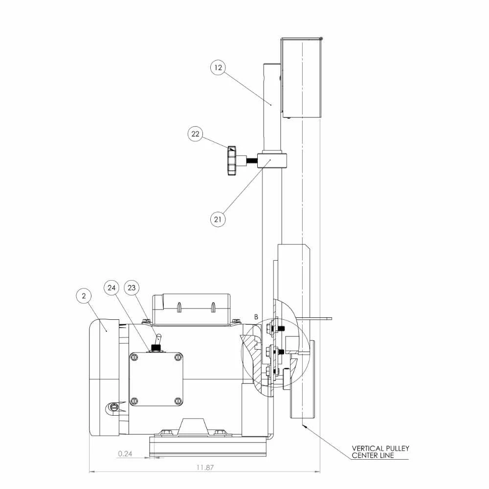 Kalamazoo 1SM 1 x 42 Inch Table Sander