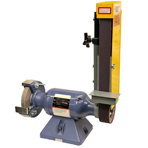2 x 48 Inch Belt Sander Grinder Combination - 2SK7, drill bit sharpener, metal finishing machine, best bench grinder , wire wheel on bench grinder, Combination Bench Grinder and Belt Sander, Combination Bench Grinder and Belt Sander, grinder, sanding belt, workbenches, table grinder, bench grinder, shop hand tools, used golf clubs, home tools, hardware and tools, grinder and sander, buffing, buffing wheel, Chamfering, edge conditioning