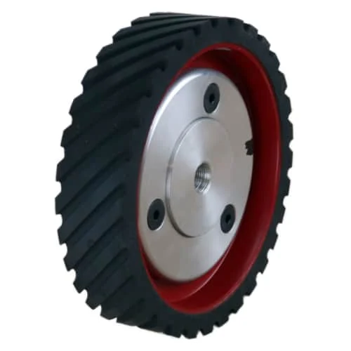 936-018 8 x 2 INCH INDUSTRIAL BELT GRINDER CONTACT WHEEL