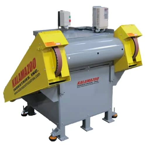 BG214-2 backstand belt grinder dual grinder, steel manufacturers, casting surface, steel foundry, casting and molding process