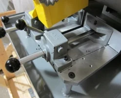 Cam vise for 14 inch mitre saws and wet saws