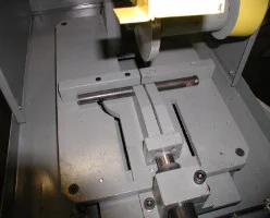 Pickle fork vise for the 14 inch saws