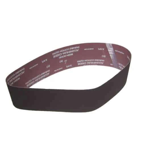 KB436100 4 X 36 INCH DRY ALUMINUM OXIDE BELTS, 100 grit sanding belts