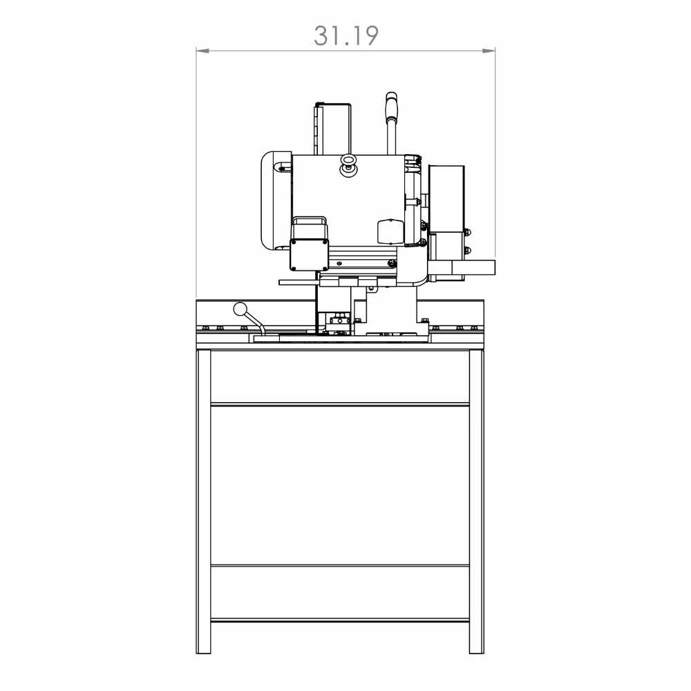 KM16-18 18 Inch Mitre Saw width, metal fabricators and welding, Metal Fabrication, angle iron cutting, Manual mitre saw, custom metal fabrication
