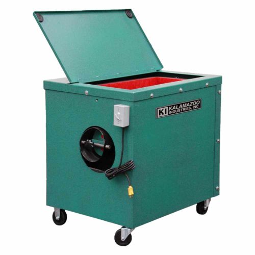 KVF3 INDUSTRIAL VIBRATORY FINISHER, surface conditioning, surface, industrial machine, machine, Rust Busting Companion, polishes, polishing, Kalamazoo, Kalamazoo Industries, Industrial Vibratory Tumbler - Kalamazoo KVF3, vibrator finisher, vibratory finishing machine, vibratory polishing machine, vibratory finishing equipment