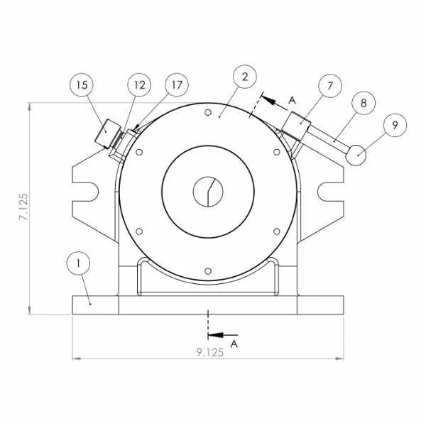 RT L AND W RT INDUSTRIAL ROTARY INDEXING TABLE