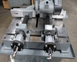 air operated jawed vises on 14 inch mitre saws
